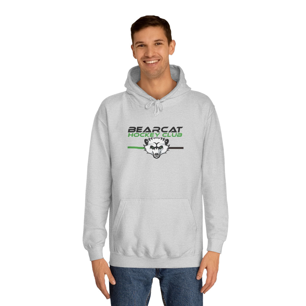 Bearcat Hockey Club Hoodie — Vintage Mascot College Pullover