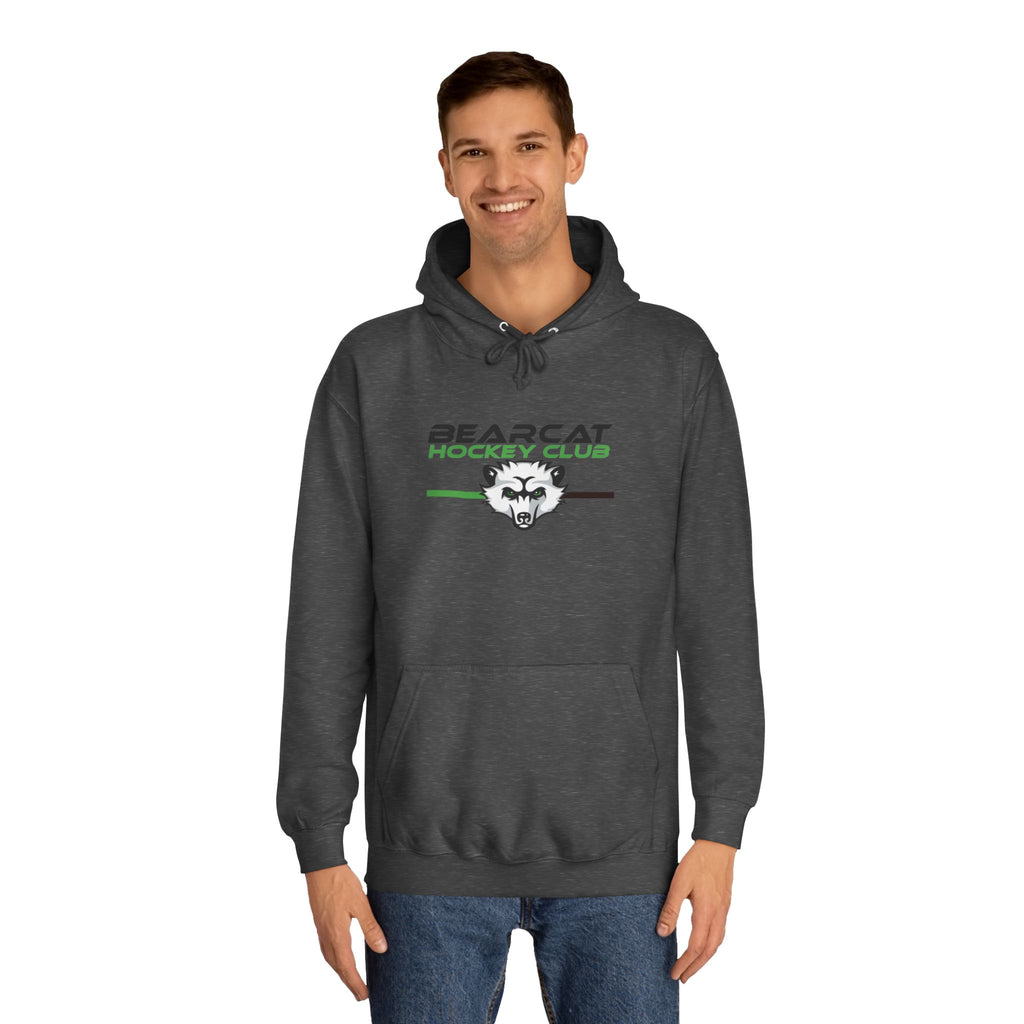 Bearcat Hockey Club Hoodie — Vintage Mascot College Pullover