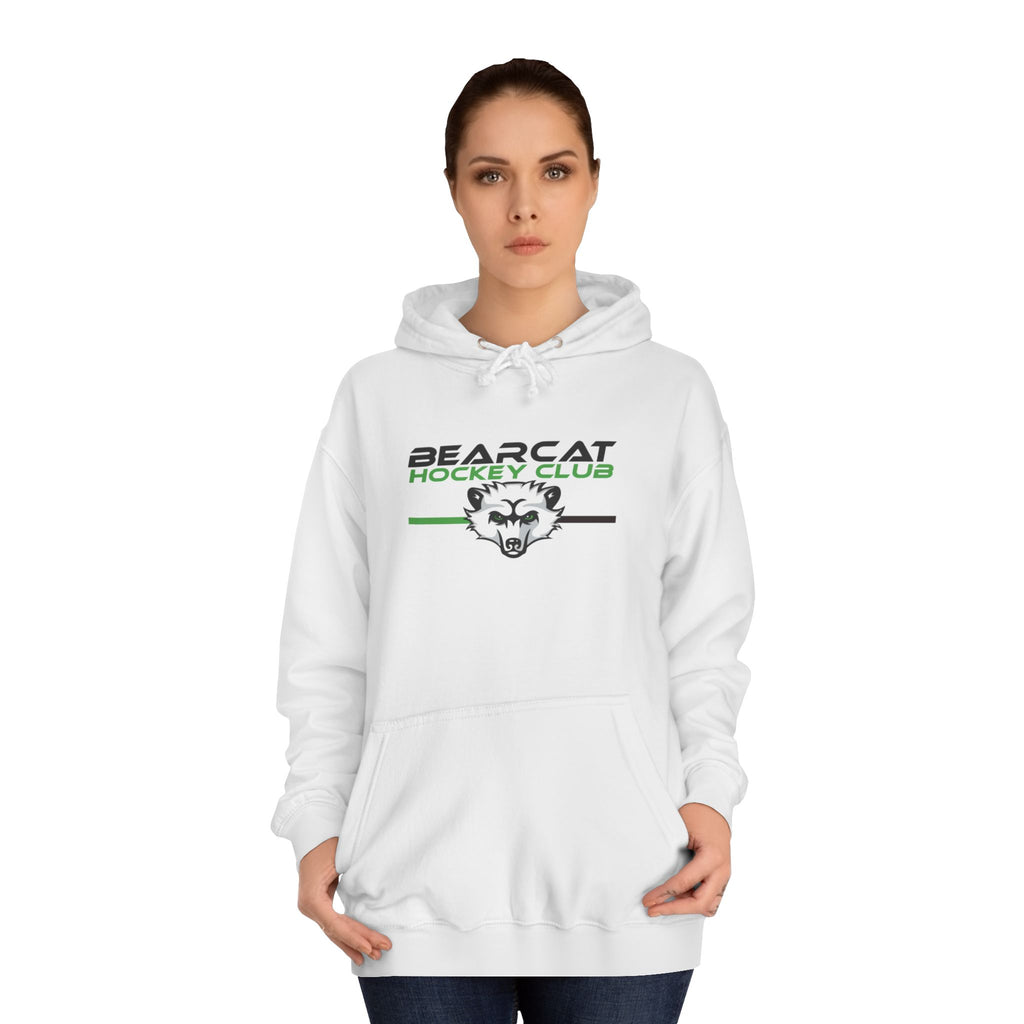Bearcat Hockey Club Hoodie — Vintage Mascot College Pullover