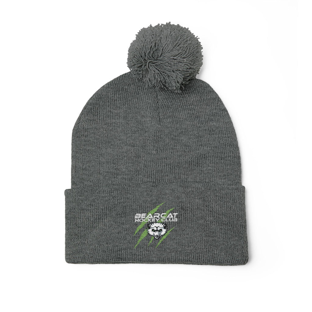 Embroidered Pom-Pom Beanie — Bearcat Hockey Club