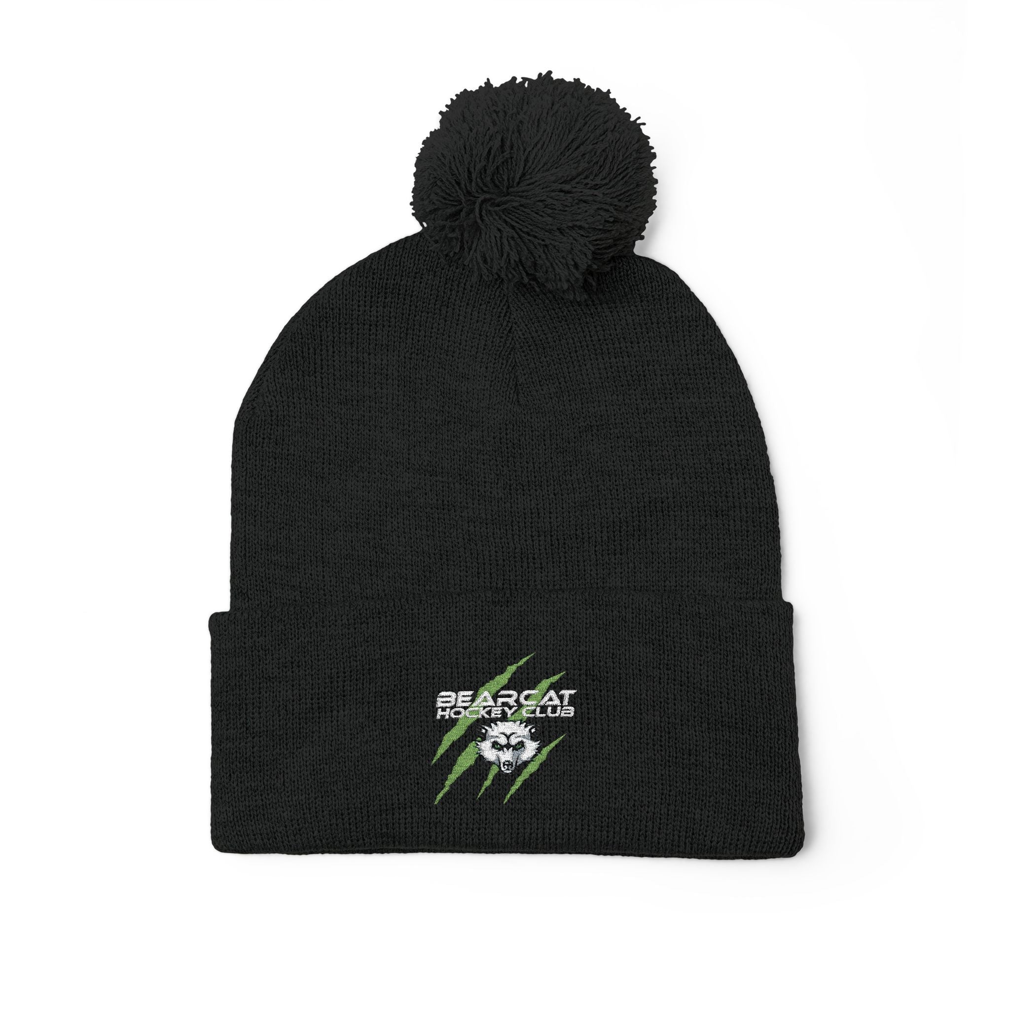 Embroidered Pom-Pom Beanie — Bearcat Hockey Club