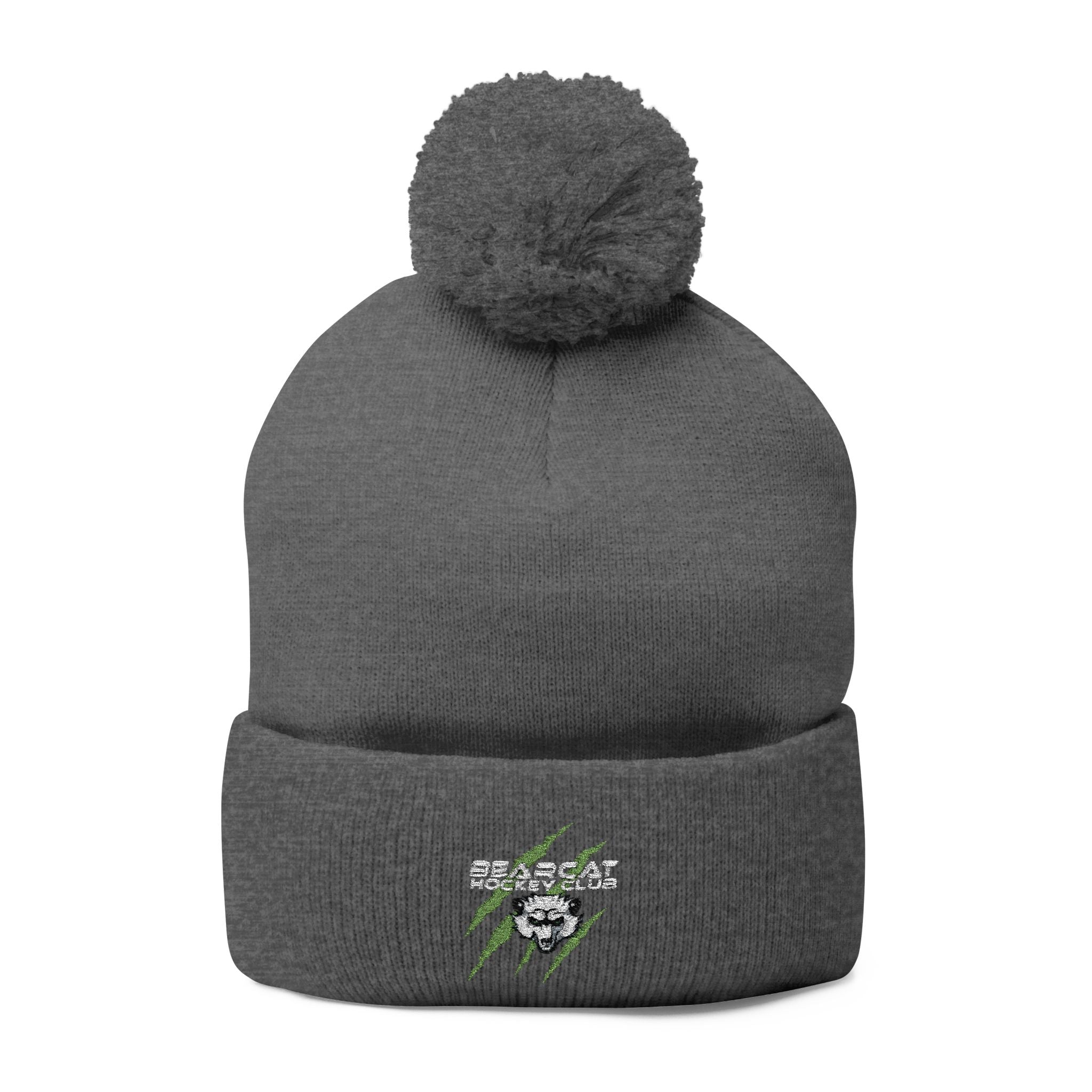 Embroidered Pom-Pom Beanie — Bearcat Hockey Club