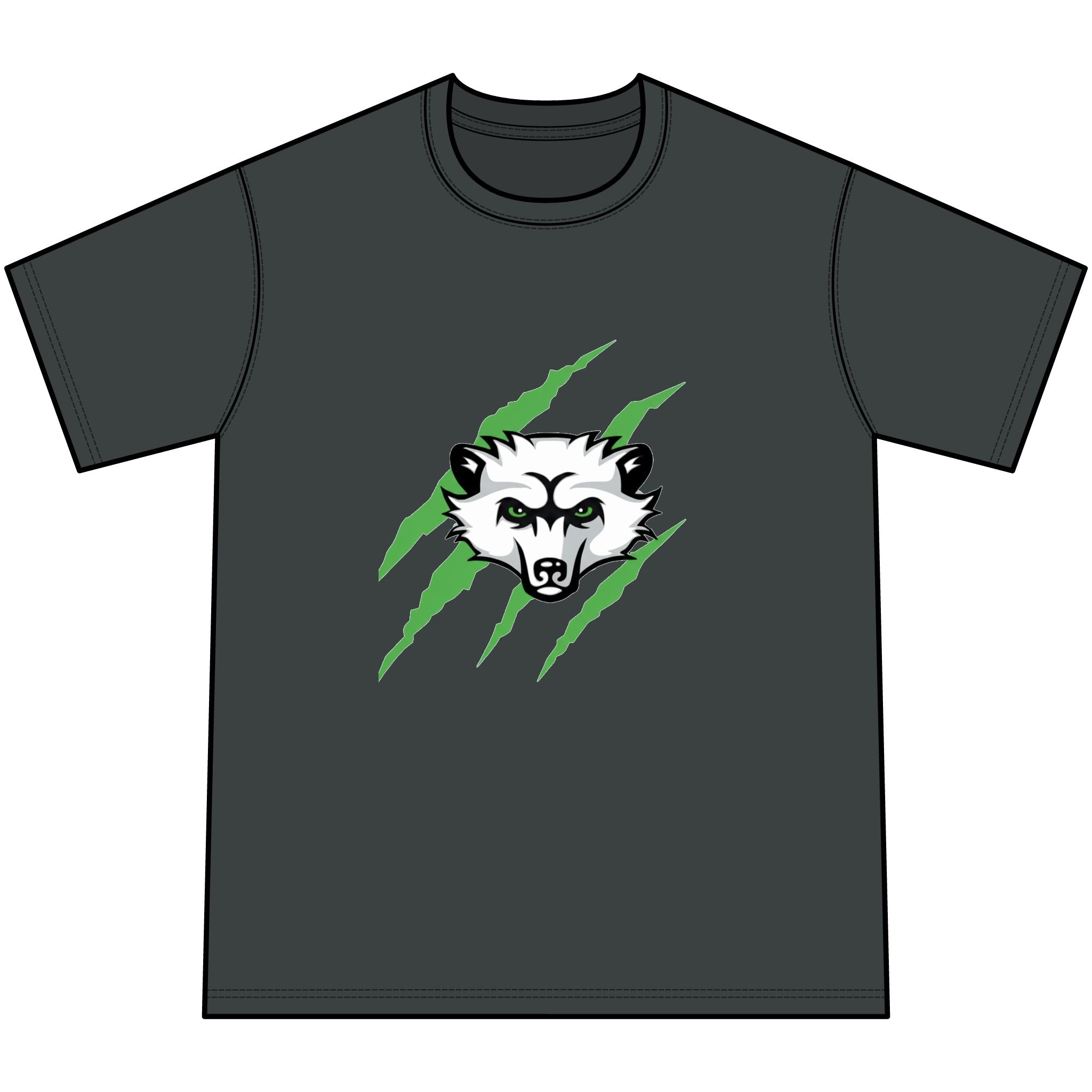 Bearcat Hockey Club Green Tie-Dye Style Kids' T-Shirt