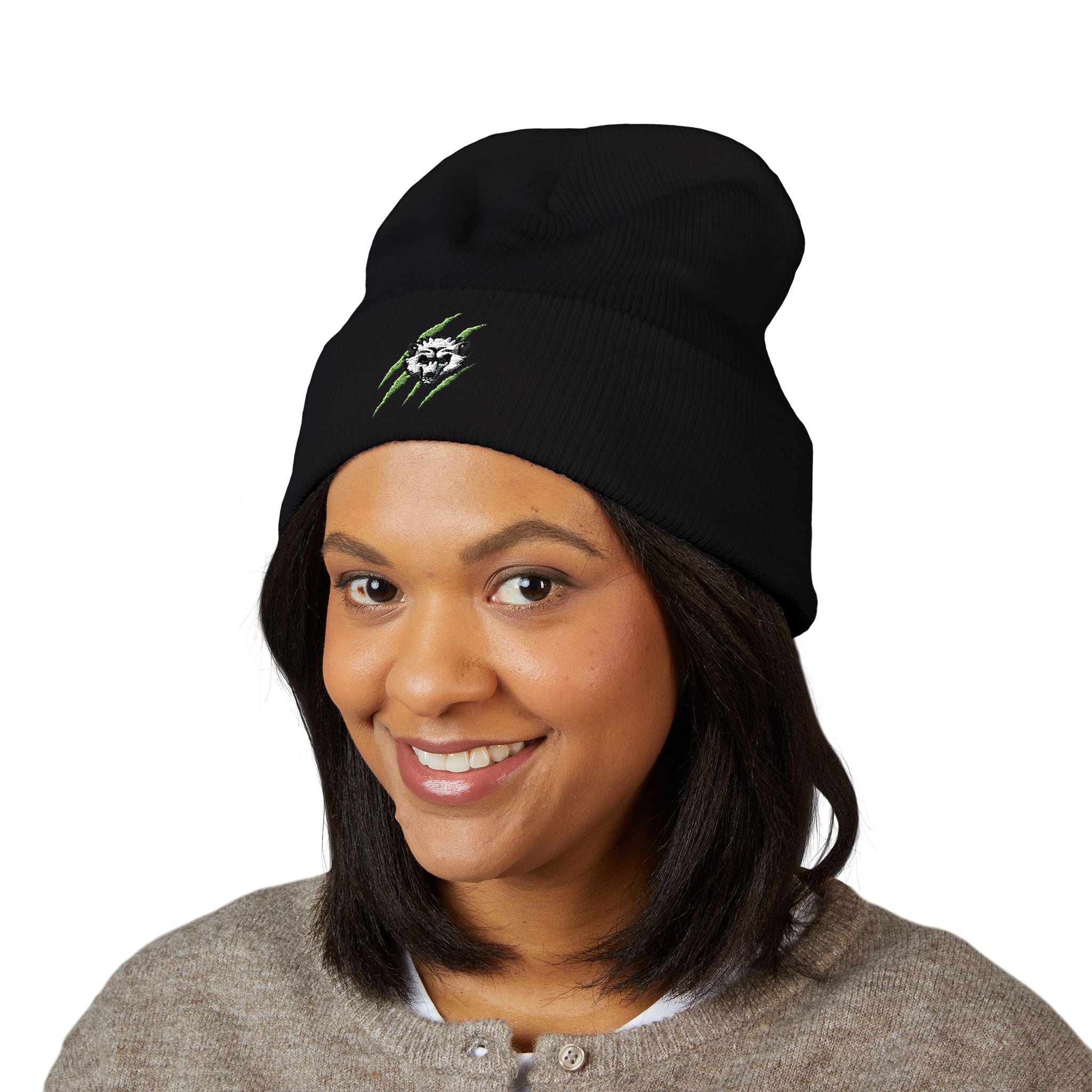 Bearcat Hockey Club Embroidery Cuffed Beanie