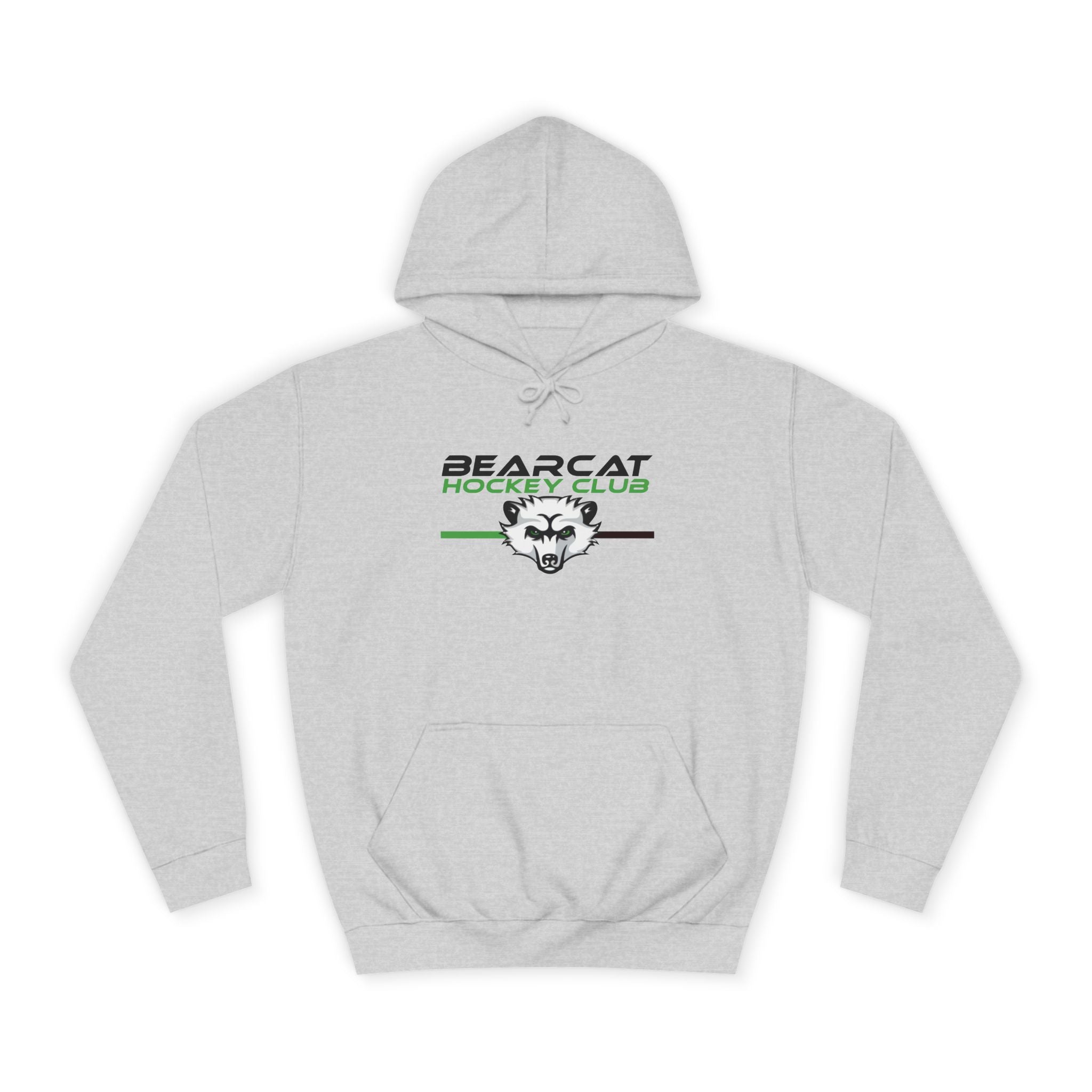 Bearcat Hockey Club Hoodie — Vintage Mascot College Pullover
